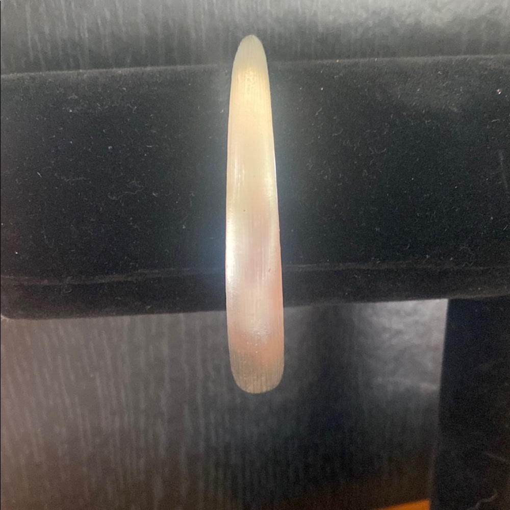 Alexis Bittar ice white lucite bracelet in EUC